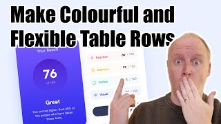 Make Colourful and Flexible Table Rows (Frontend Mentor)