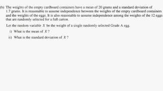 1 8 2014 Problem 3 on the 2013 AP Statistics Exam