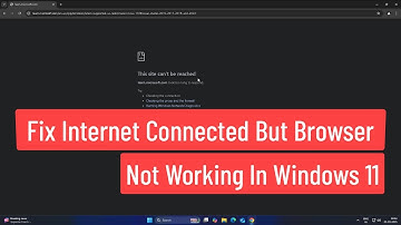 Internet Connected But Browser Not Working Windows 11 | LAN showing Internet Access But Not Working
