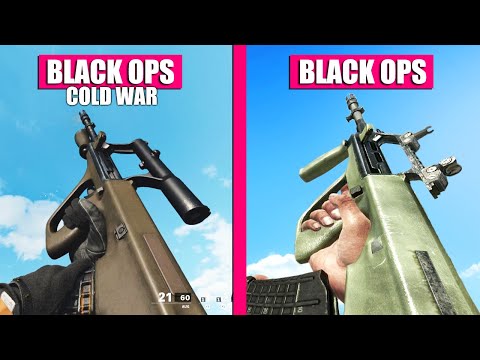 Black Ops Cold War vs Black Ops 1 weapons comparison