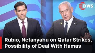Israeli PM Netanyahu & Marco Rubio Discuss Qatar Strikes, Possibility of Deal With Hamas | AC1E