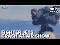 Navy crew members eject after air show crash