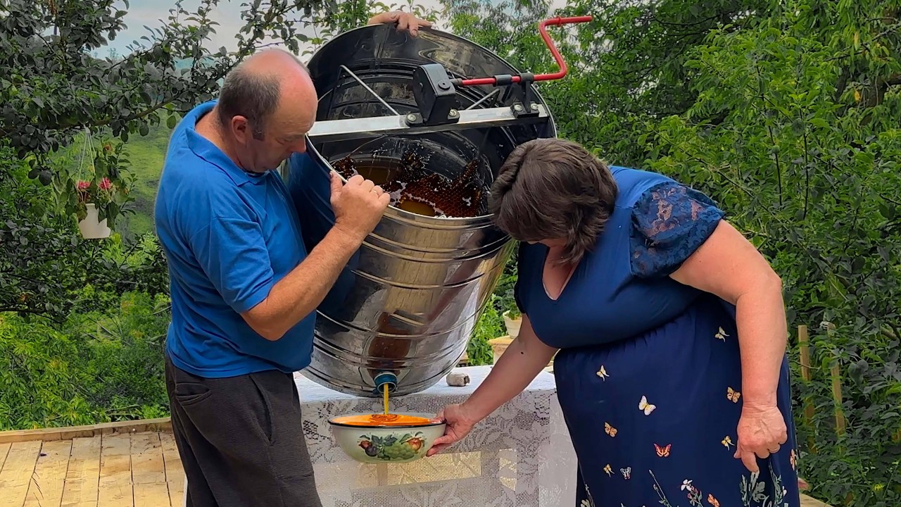 Harvesting Honey and Making Traditional Ukrainian Honey Cake