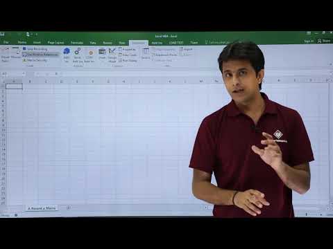 Excel VBA - Record a Macro