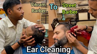Asmr Head Massage with Loud Neck Crack  by Vikram Barber To Street Barber