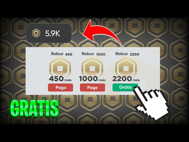 COMO GANHAR 5 MIL ROBUX DE GRAÇA NO ROBLOX!! 100% funciona 