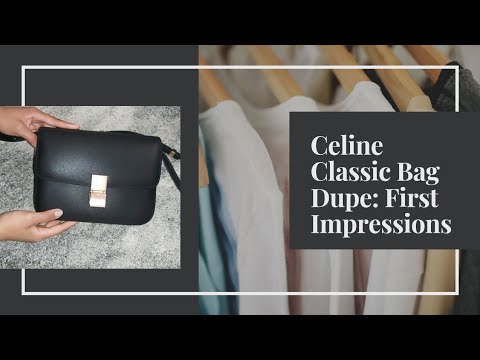 Finally managed to film a review of my Céline Classic Box bag aka