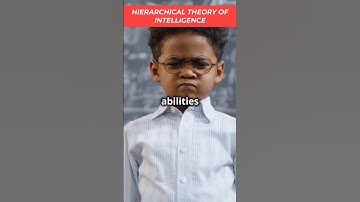 HIERARCHICAL THEORY OF INTELLIGENCE |THEORIES OF INTELLIGENCE | FOR UGC NET EDUCATION, B.Ed., M.Ed.