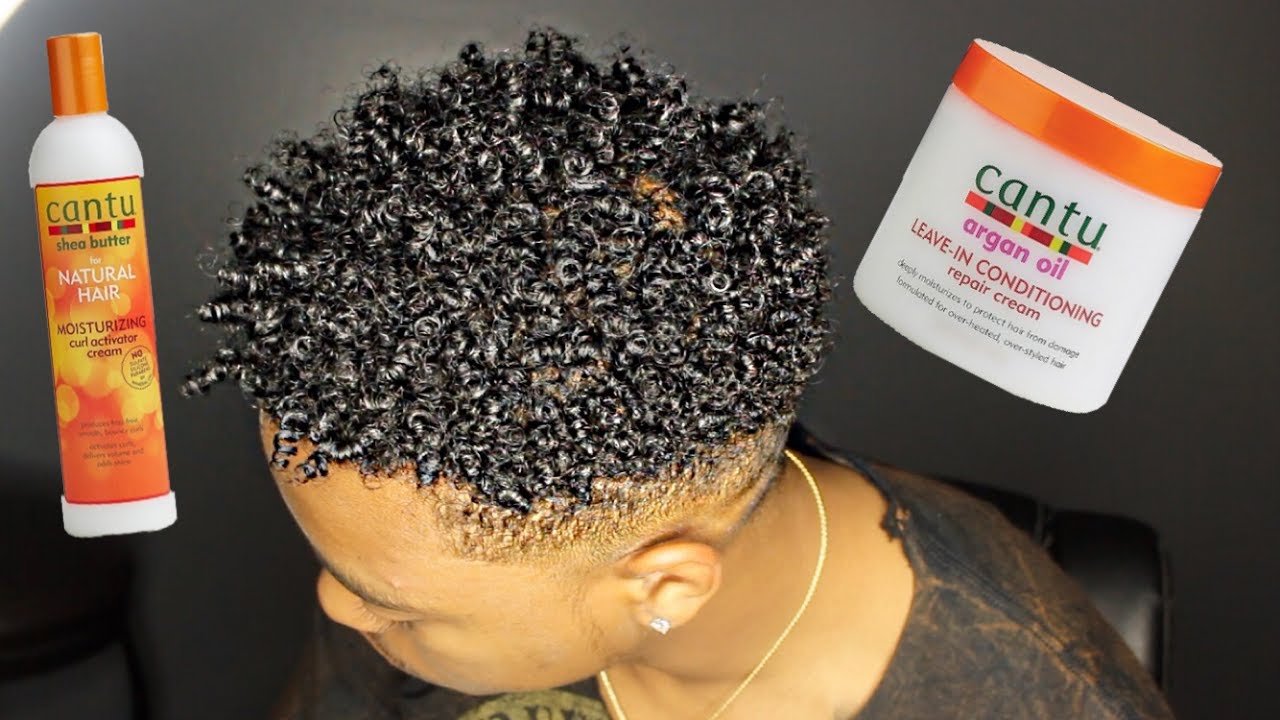 GET CURLY HAIR FOR BLACK MEN FT. CANTU PRODUCTS - YouTube