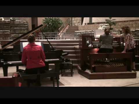 Margaret & Stephanie's Piano Organ Duet - "Immortal, Invisible"