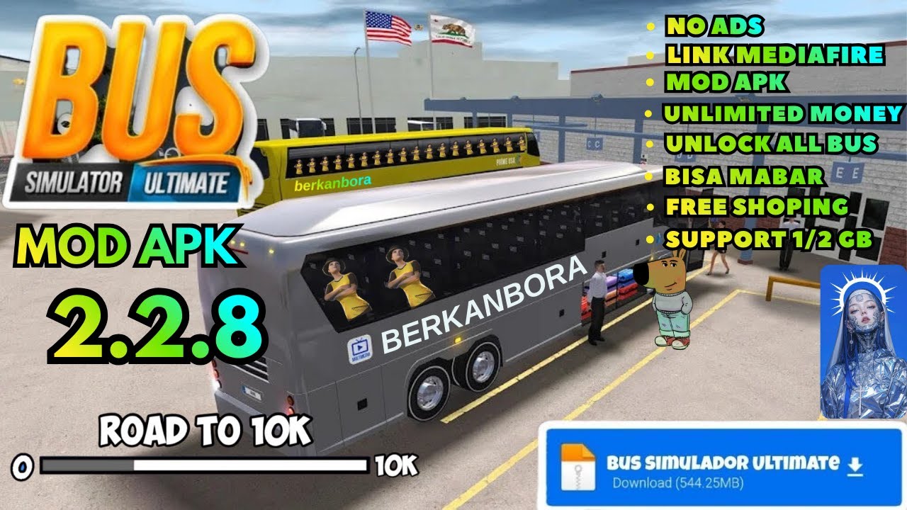 ✅️ Bus Simulator Ultimate MOD APK 2.2.8 Mediafire (UNLIMITED MONEY & ALL UNLOCK) Free