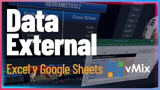 GT Title con Excel | Tutorial Vmix Data External