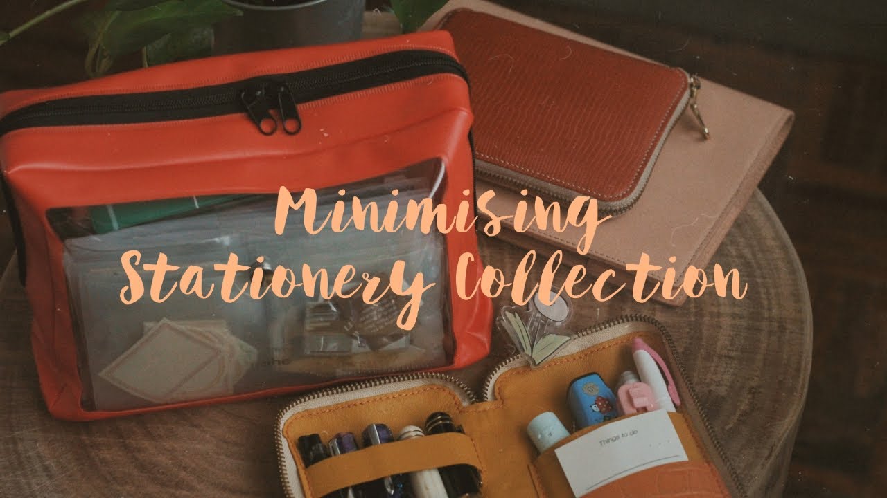 Minimising My Stationery Collection | Capsule Stationery Setup | Lollalane