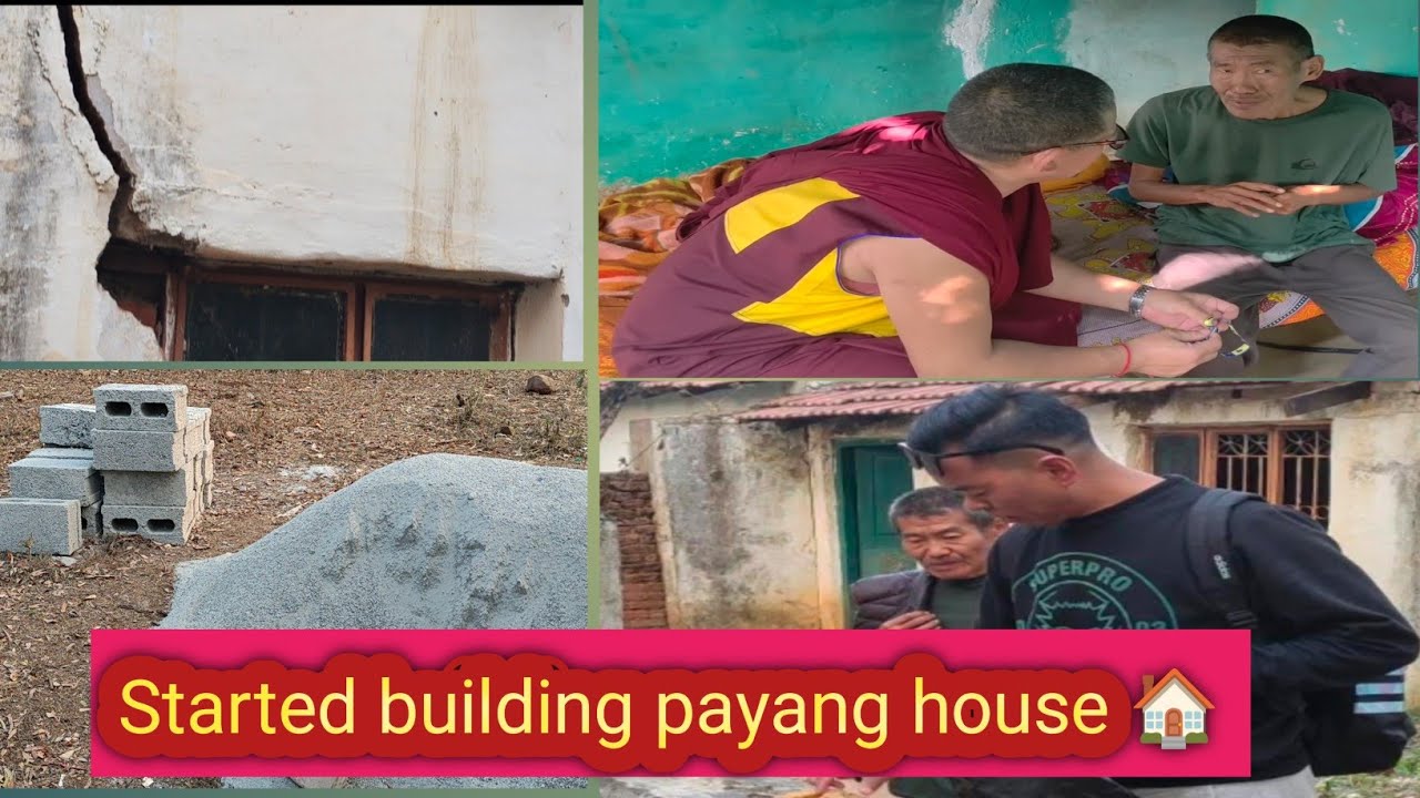 rebuilding payang house 🏡||kollegal|| Tibetan Vlogger|#viralvideo #tibetanyoutuber ||