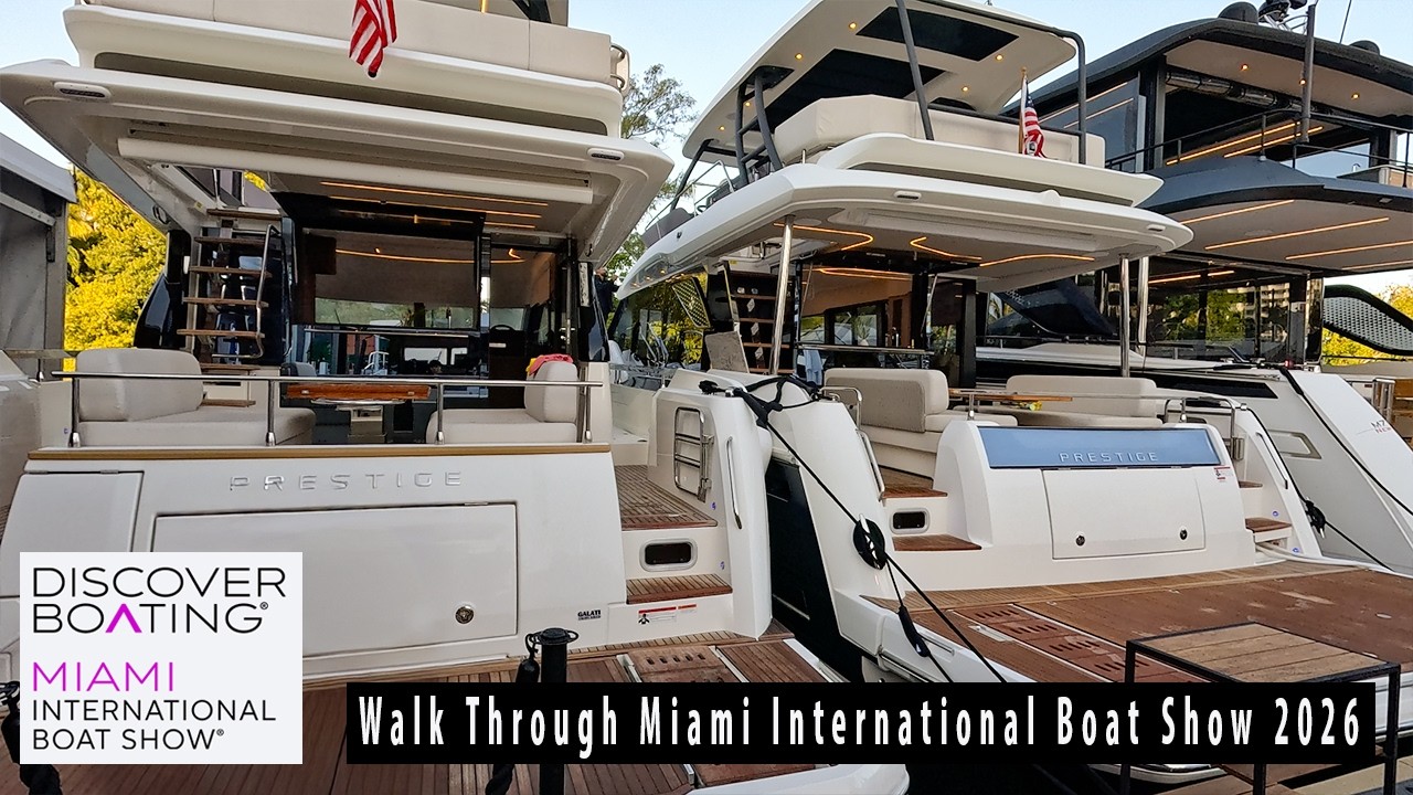 Walk Through Miami International Boat Show 2026 🚤 | Full Tour of Luxury Yachts & New Models