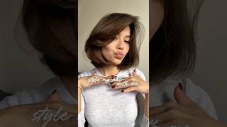 Моя ежедневная укладка на каре 💇🏻♀️🤍 #каре #укладка #blowout #shorthair #укладкаволос