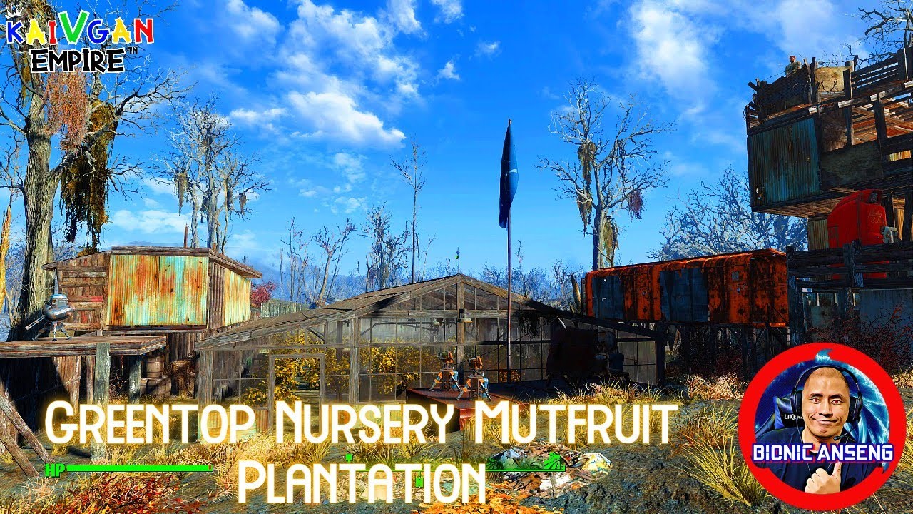 Fallout 4 - Greentop Nursery Mutfruit Plantation