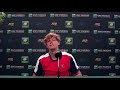 Jannik Sinner Second Round Press Conference 2021 BNP Paribas Open