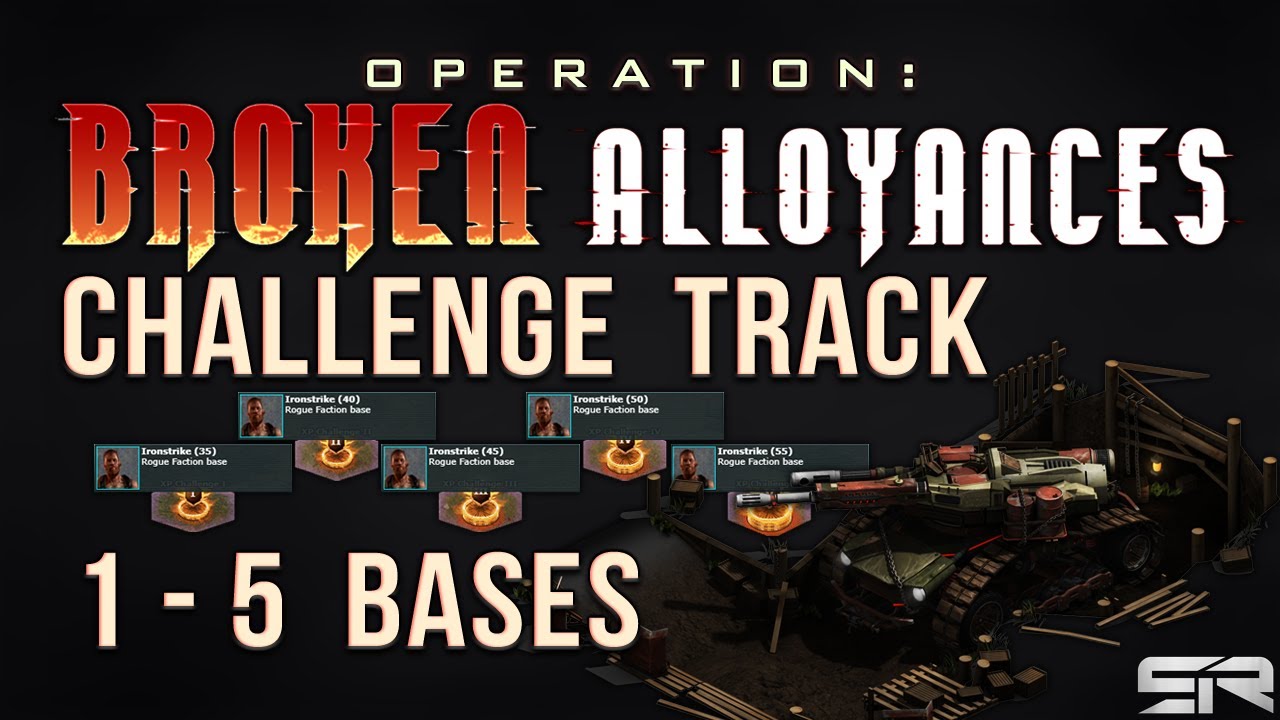 War Commander | OP: Broken Alloyances Challenge Track I To V Bases | 6 Jan 2022