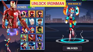 Stickman Heroes: Battle Of Warriors Gameplay | Unlock Ironman | Stickman Heroes Battle Mod APK screenshot 4