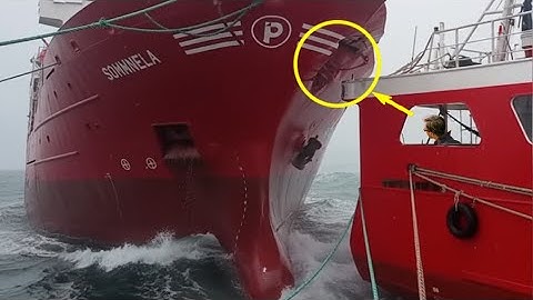 Collection 59 of Biggest Ship Collisions and Mistakes Caught On Camera