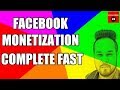 how to complete facebook monetization criteria | facebook video monetization