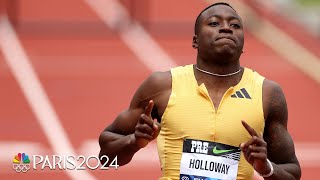 Grant Holloway dominates Prefontaine to continue strong start to 2024 (with interview) | NBC Sports