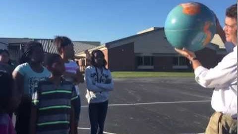 Rick Crosslin Science - Solar System Model North Wayne Elem.