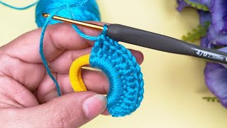 AMAZiNG! Very Easy Tunisian Crochet Headband Making | Sell as many as you can weave