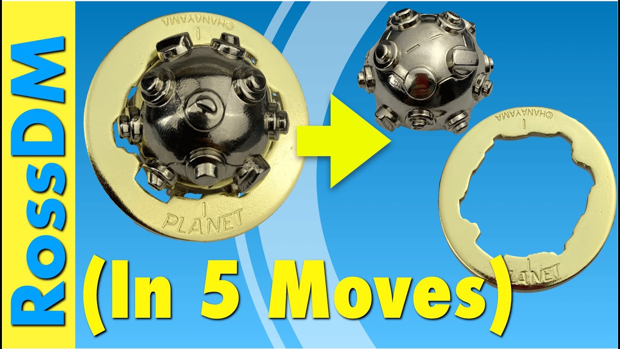 Hanayama Cast Planet Puzzle - Crux Puzzles - View #4