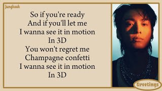 JUNGKOOK (정국) - '3D (ALTERNATE VER.) LYRICS