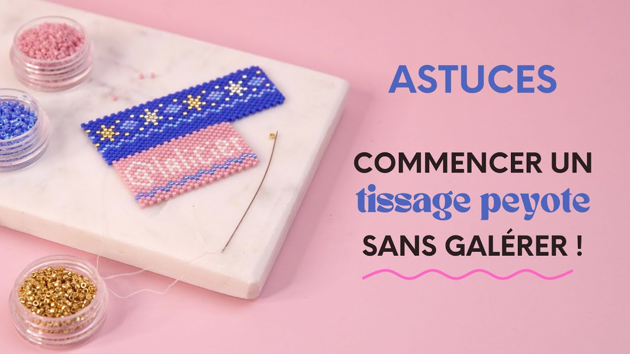 Commencer un tissage Peyote sans galérer ! Astuces et outil pour débutants en tissage de perles