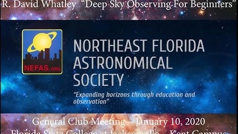 Deep Sky Observing -  101