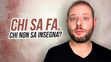 Chi può fa chi non può insegna significato?