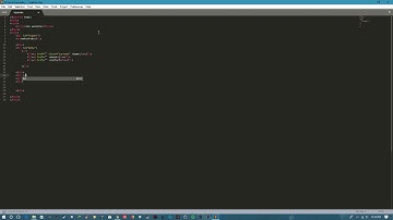 tutorial html 5 sederhana menggunakan sublime text