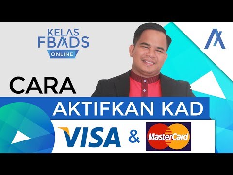 Cara Aktifkan Kad Visa dan Mastercard