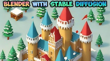 Blender with Stable Diffusion XL Tutorial - Super fast Stable Diffusion XL Turbo - img2img