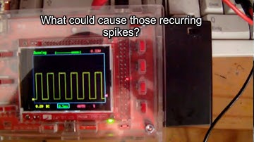 DSO138 Solved - Spikes in the waveform  (see video description below)