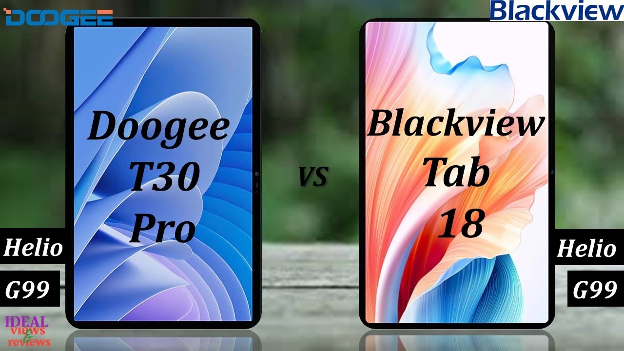 Doogee T30 pro vs blackview Tab 18 