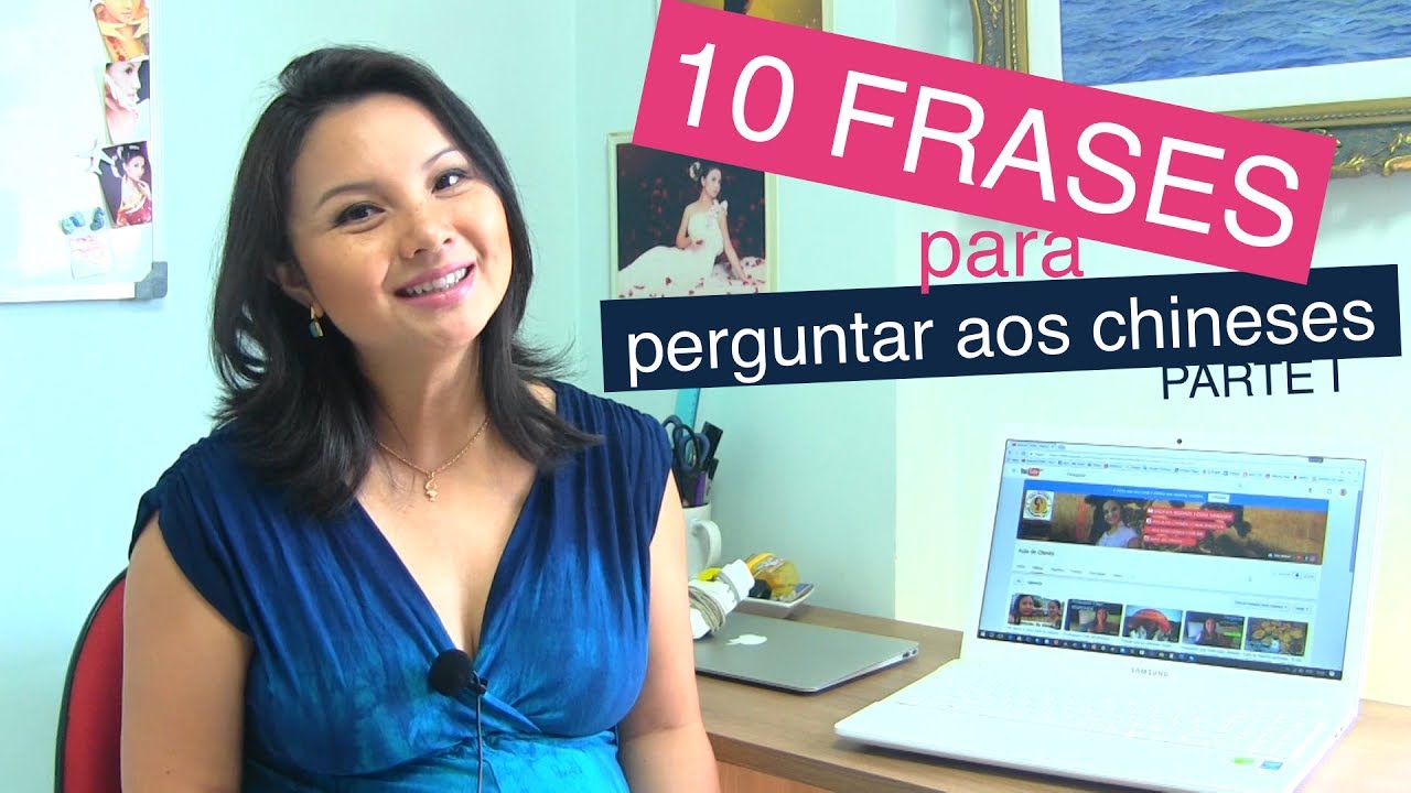 FRASES para FALAR com CHINESES | PROFª CHEN XIAOFEN