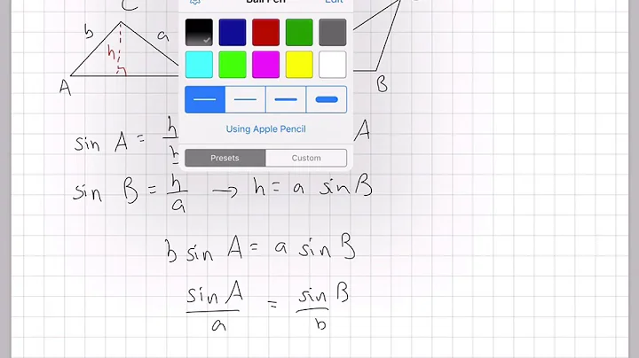 Proof of Law of Sines