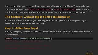 Celebrity How to Properly Use Console.ReadLine() with Object Initializers in C# Wealth