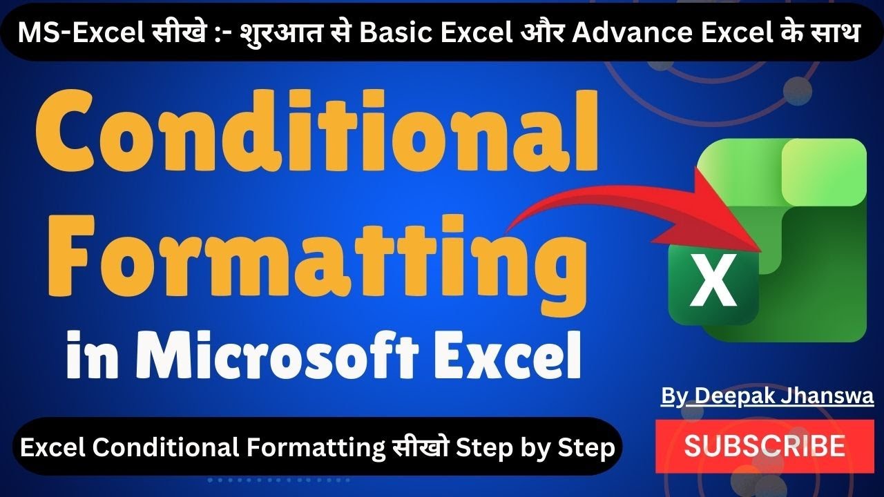 Excel में Conditional Formatting – Full Tutorial | Conditional Formatting in Excel आसान तरीका |
