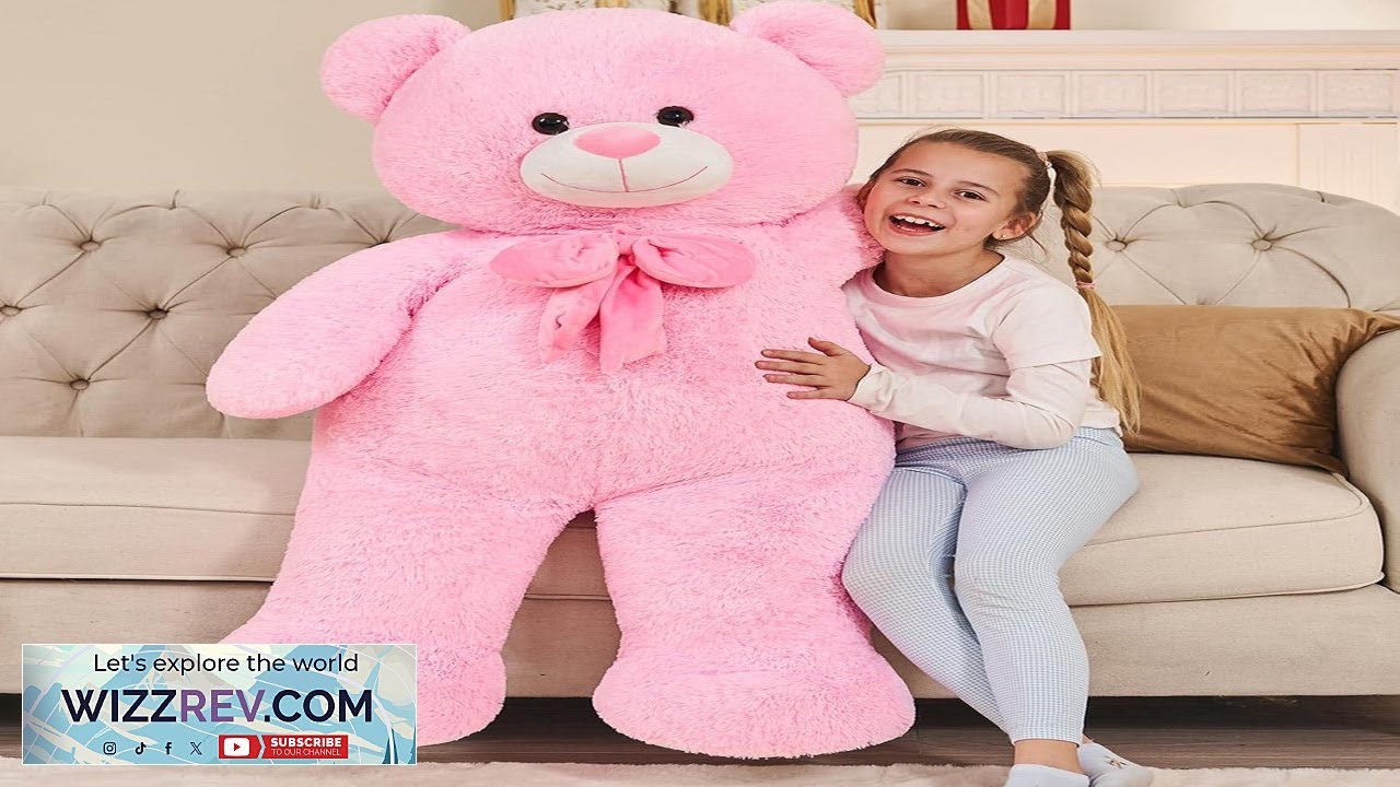 Tezituor Giant Teddy Bear 47 Inch Soft Big Stuffed Animal Life Size