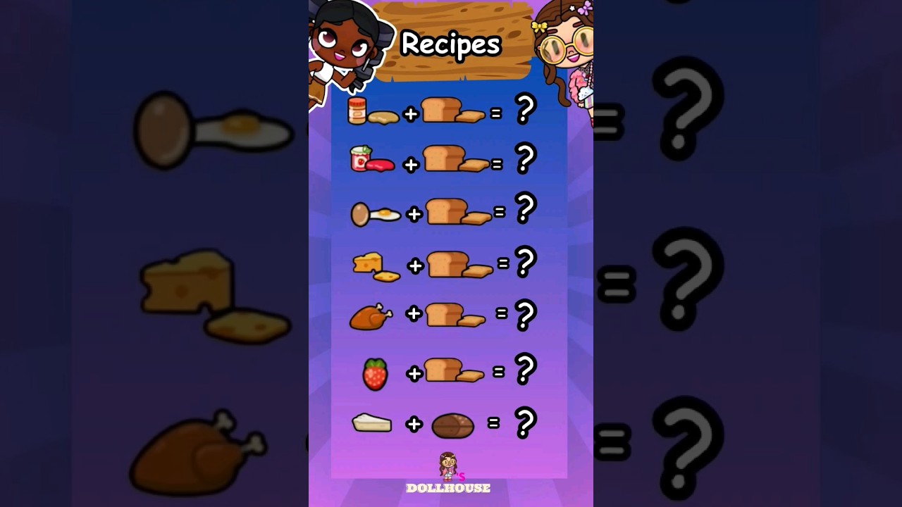 part 1- Avatar World cooking Recipes #avatarworldgame #pazu #avatarworld