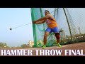 Hammer throw final II A Good throw leats to a Clean Victory || Unstoppable giant Damneet Singh