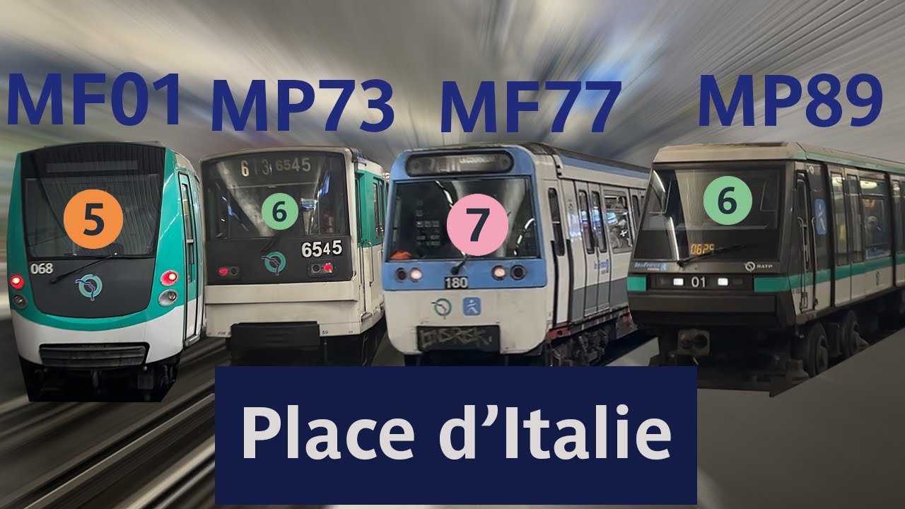 Les Métros de Place d'Italie
