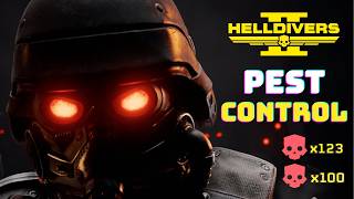 Helldivers 2: INSANE Killstreaks With The PEST CONTROL Build (1697 Kills) - Bugs SOLO Max Difficulty