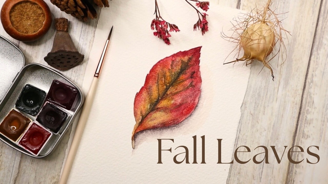 Простой урок акварели для начинающих