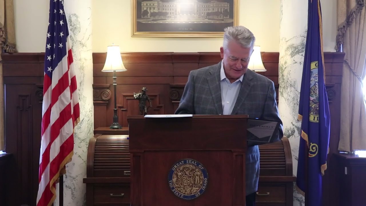 Idaho Governor Proclaims August 2025 as Idaho INBRE Month (part 1)